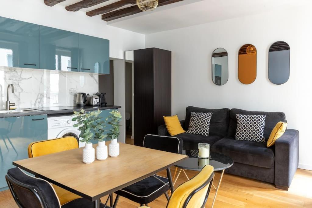 Grands Boulevards 22 : Appartement Cosy 1Br-4P Paris Luaran gambar